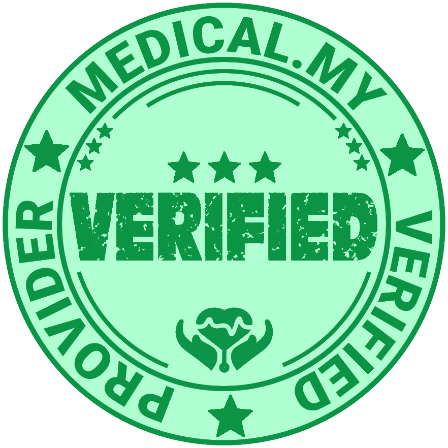 Verification recorded on the previous medical.my website Previously verified by medical.my