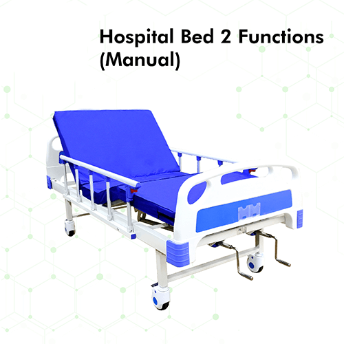 2 Function Manual Bed (Aluminum side railing)